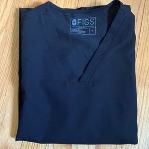 Figs Black Casma 3 Pocket Scrub Top